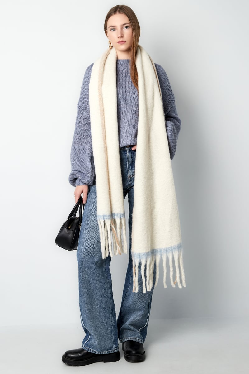 Cold comfort scarf - brown