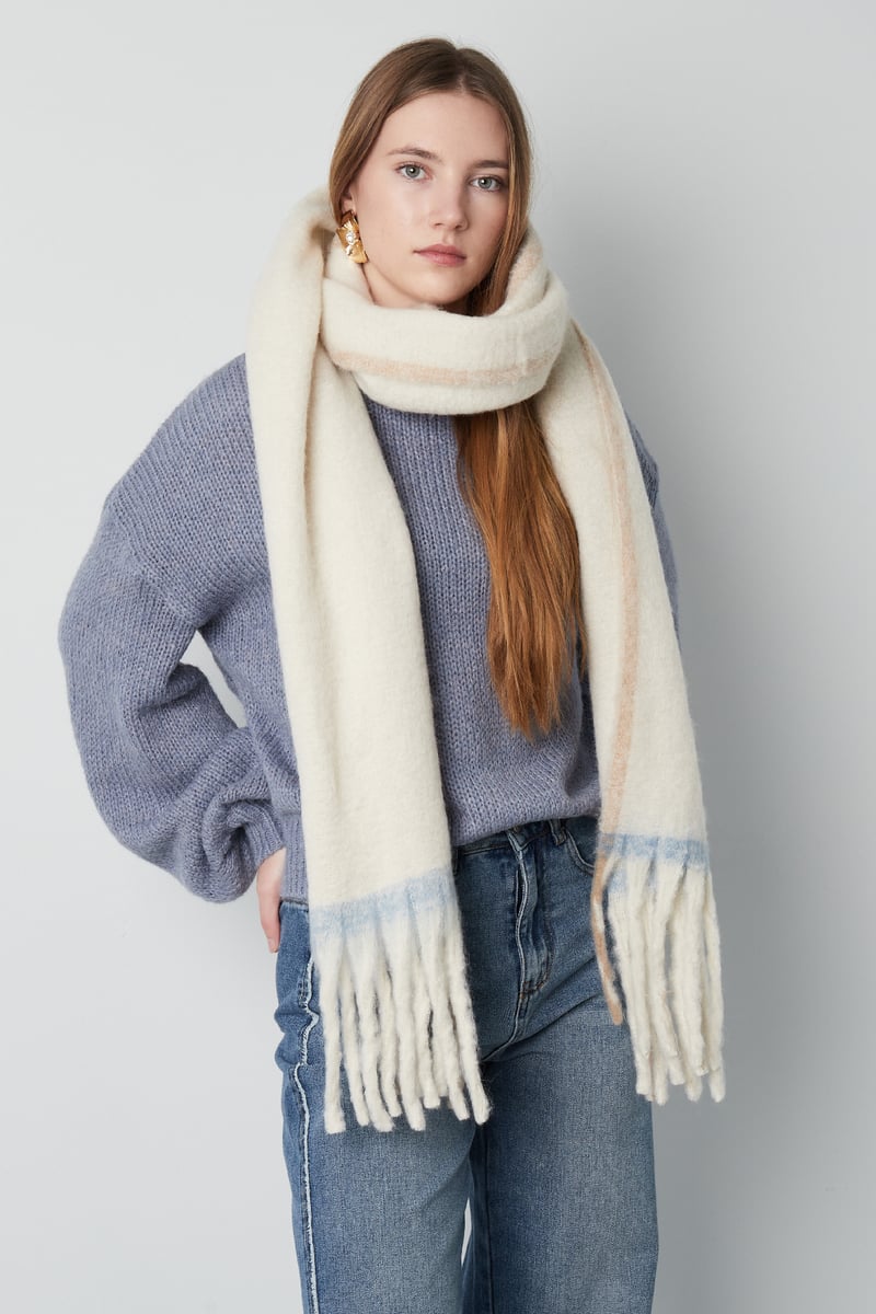 Cold comfort scarf - brown