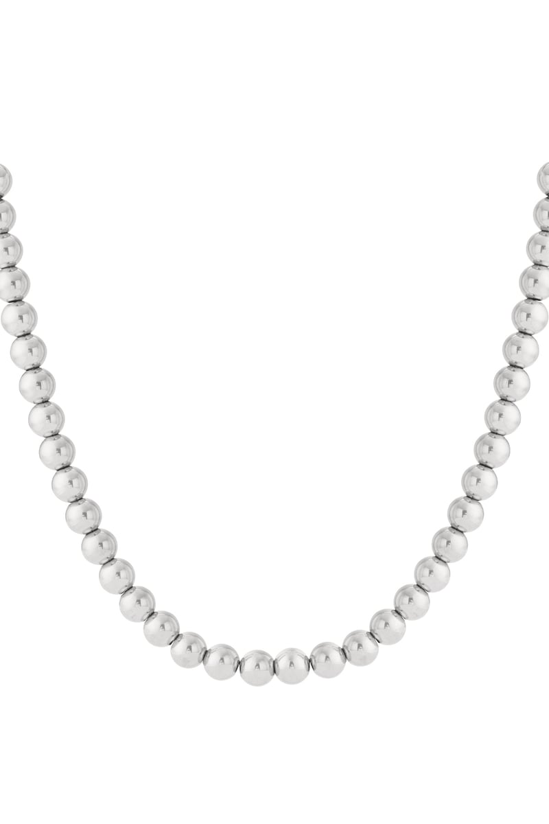 Hollow bead necklace-12mm