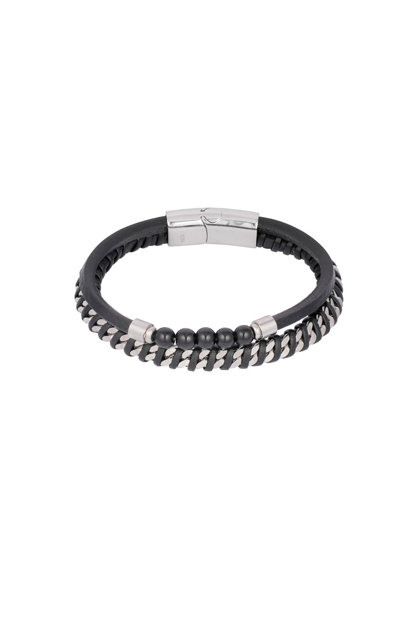 Men's bracelet serenity - black blue