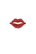 Red lips brooch