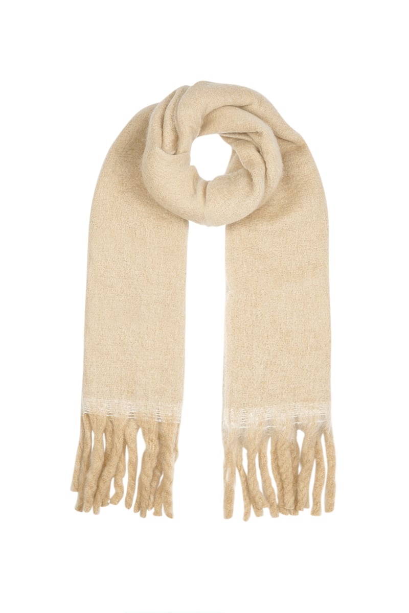 Cold comfort scarf - brown