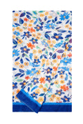 Scarf vivid floral - Blue