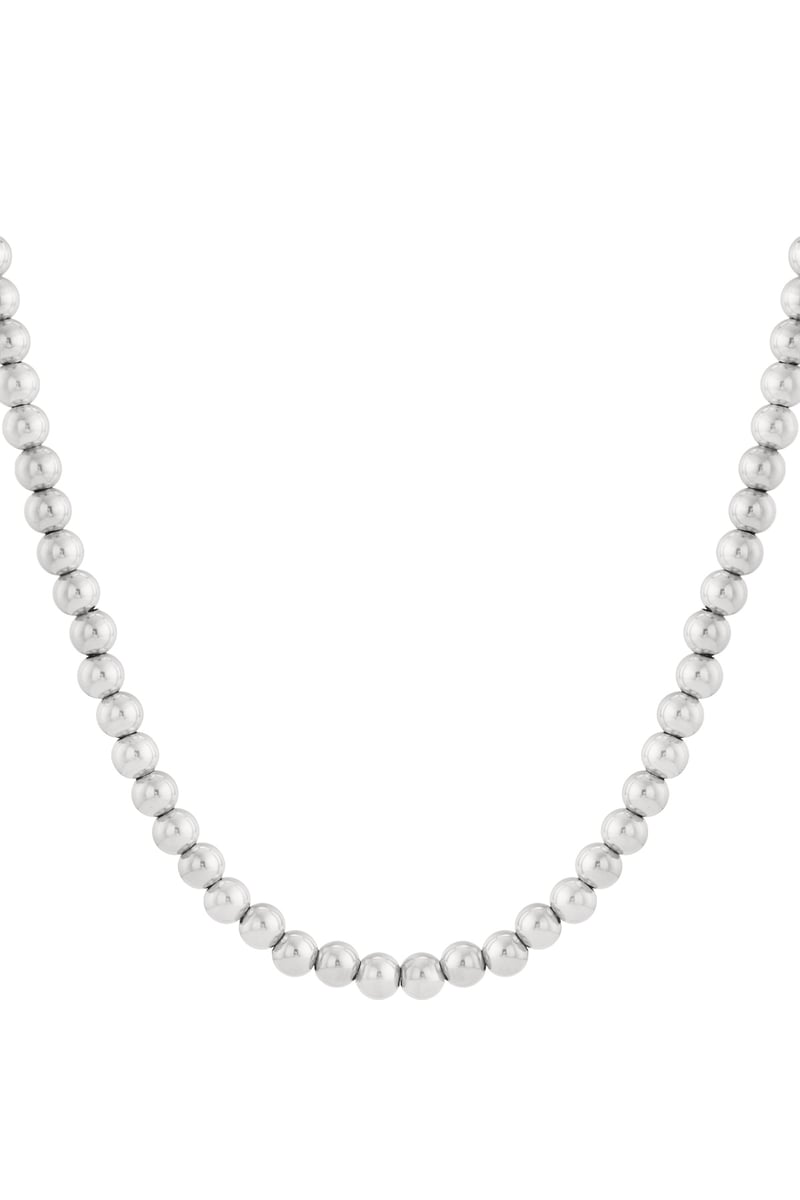 Hollow bead necklace -10mm