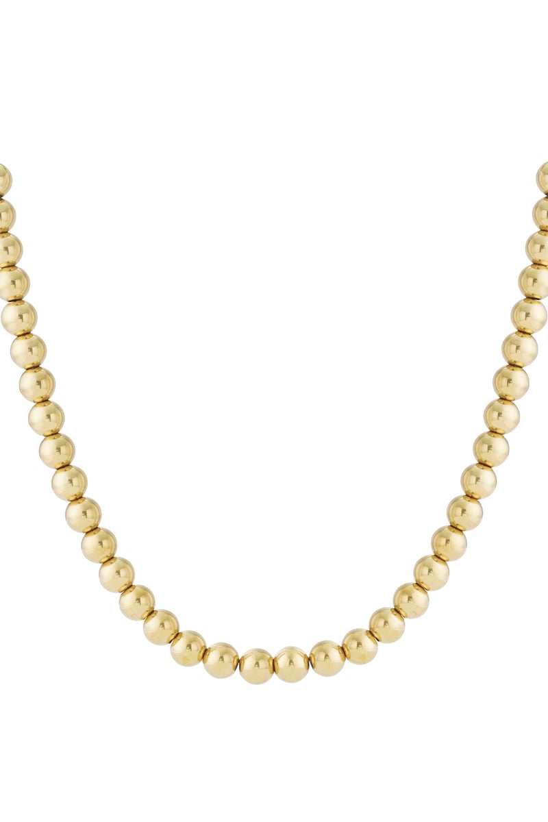 Hollow bead necklace-12mm