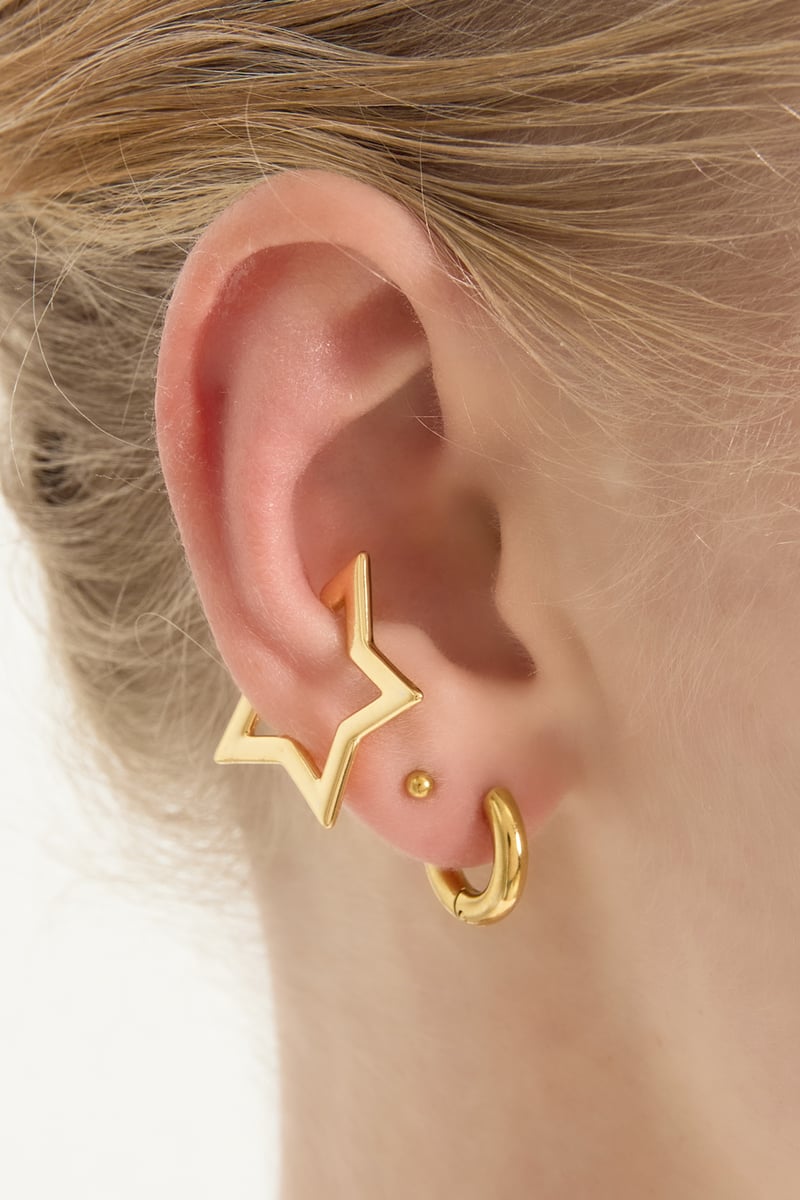Copper Ear Cuffs Star Casual Daily